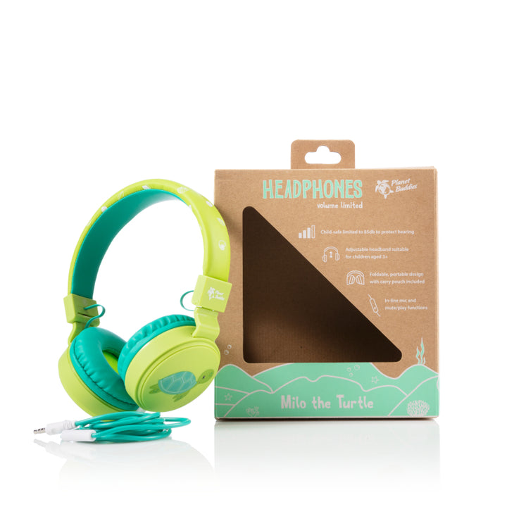 PLANET BUDDIES Wired Headphones Turtle