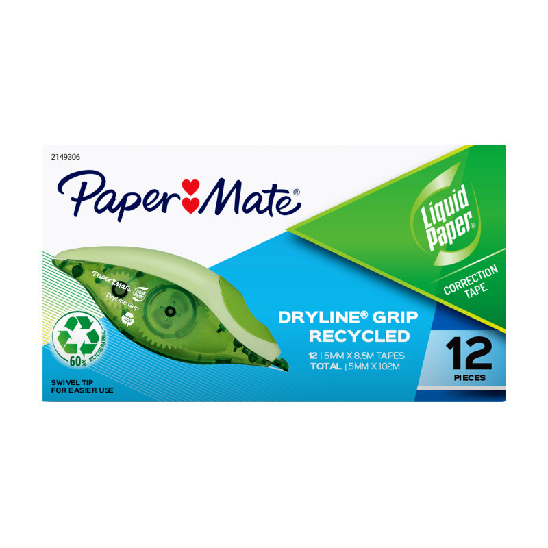 PAPER MATE LP Dryline Grip Ctn12