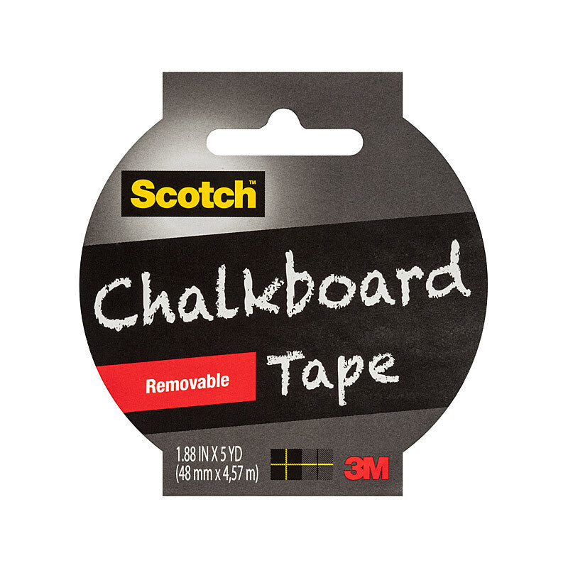 SCOTCH Chalkboard Tape 1905R-CB-Black Box of 6