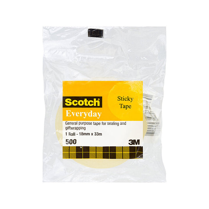 SCOTCH St Tape 502 18mmX33M Box of 8