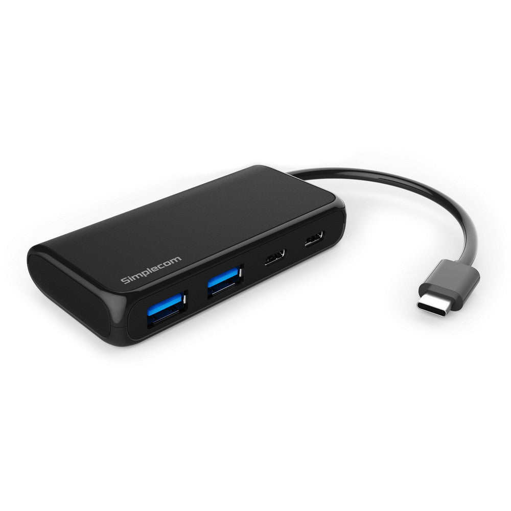 SIMPLECOM CH381 USB 3.1 Type C (USB-C) 4 Port Hub (2x USB-A and 2x USB-C)