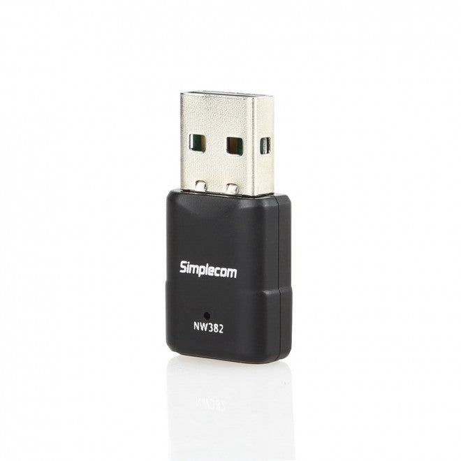 SIMPLECOM NW382 Mini Wireless N USB WiFi Adapter 802.11n 300Mbps