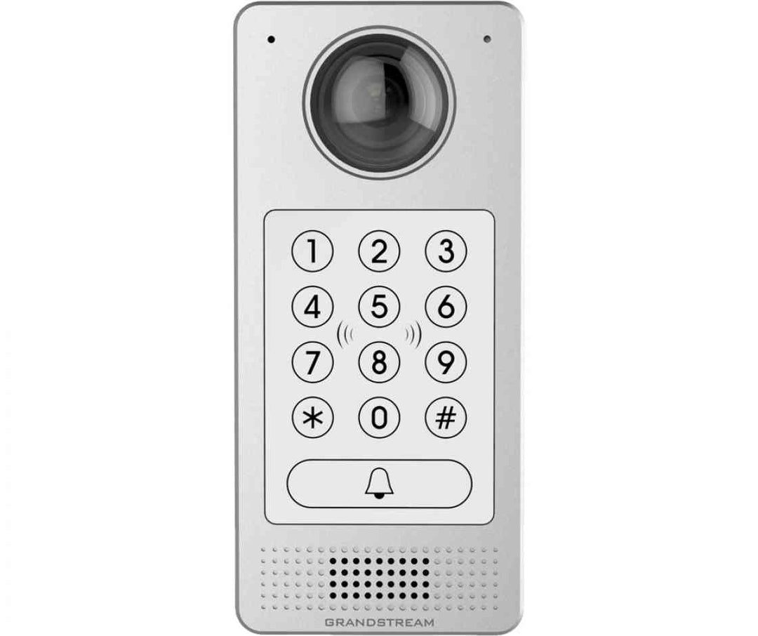 Grandstream HD IP Video Door System, 1080p Video, Built In RFID Chip Reader, Speaker & Microphone, Metal Casing, Powerable Via PoE