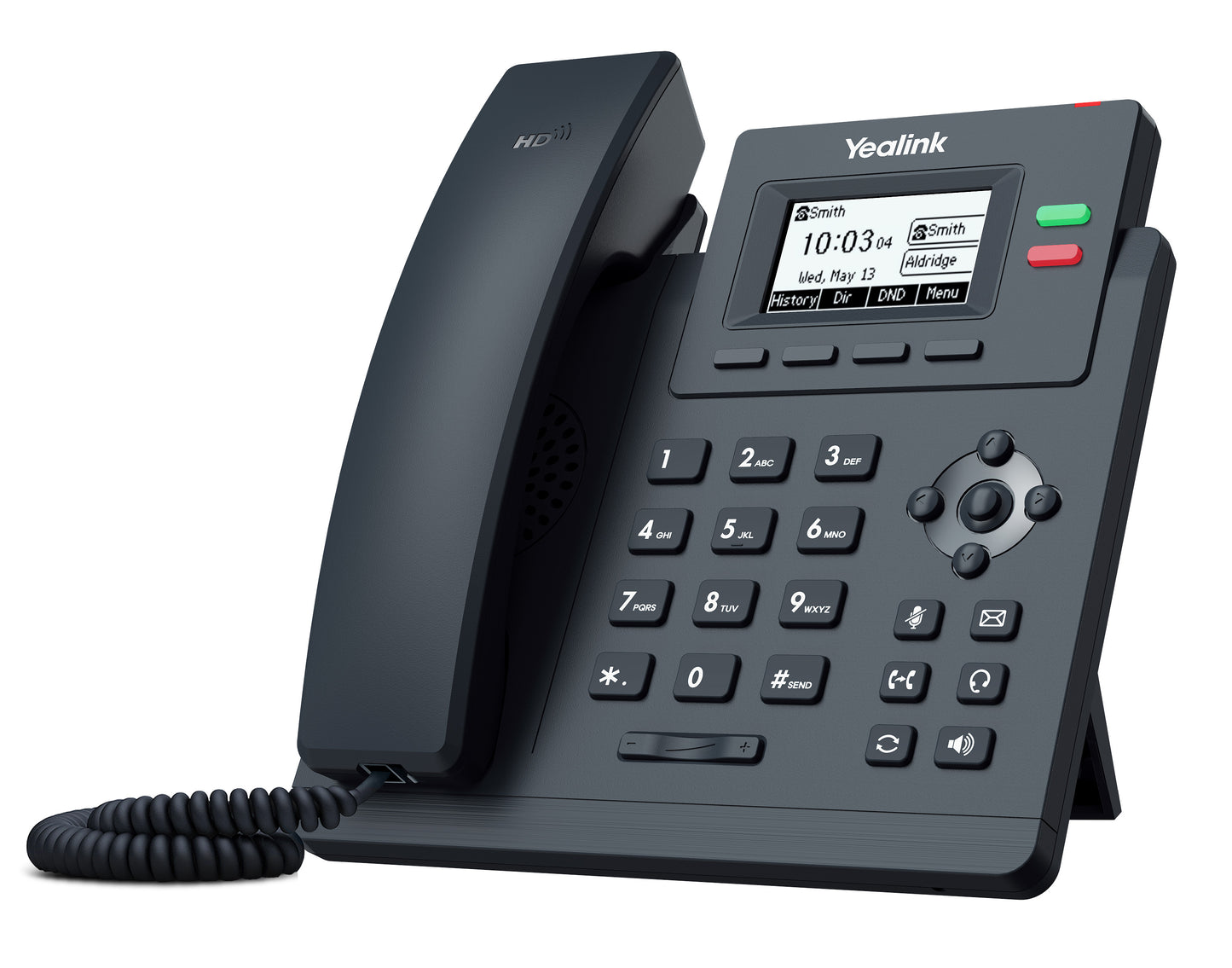 Yealink T31G 2 Line IP phone, 132x64 LCD, Dual Gigabit Ports, PoE. No Power Adapter included