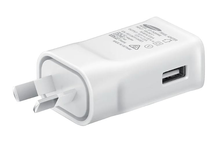 SAMSUNG Fast Charging Travel Adapter (Type C) (9V) White - Travel Adapter unit, USB Type-C 2.0 Cable