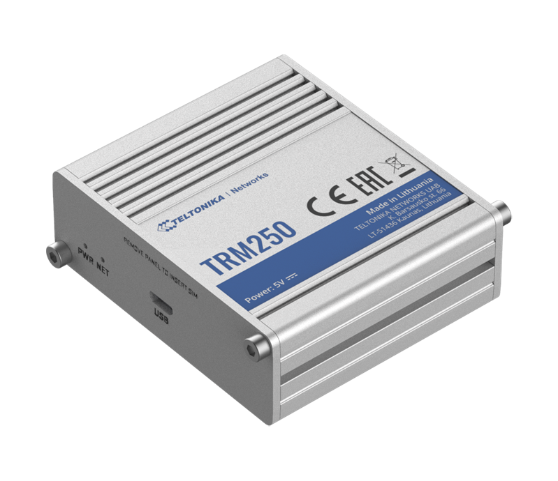 TELTONIKA TRM250 - Industrial Cellular modem with multiple LPWAN connectivity options