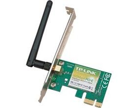 TP-LINK TL-WN781ND N150 Wireless N PCI Express Adapter 2.4GHz (150Mbps) 802.11bgn 1x2dBi Detachable Omni Directional Antennas WPA/WPA2