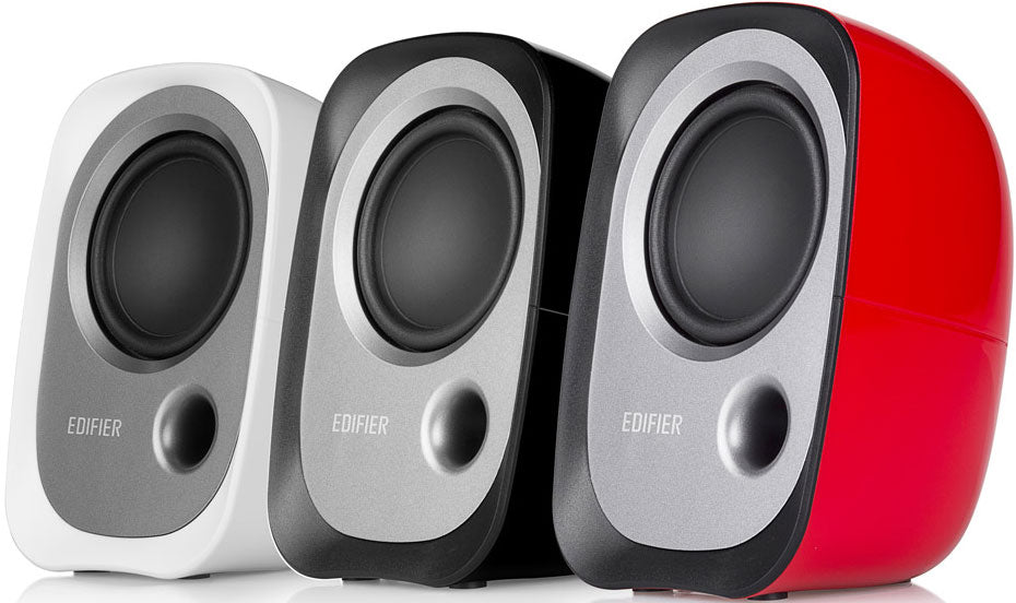 EDIFIER R12U USB Compact 2.0 Multimedia Speakers System (White) - 3.5mm AUX/USB/Ideal for Desktop,Laptop,Tablet or Phone11 x360