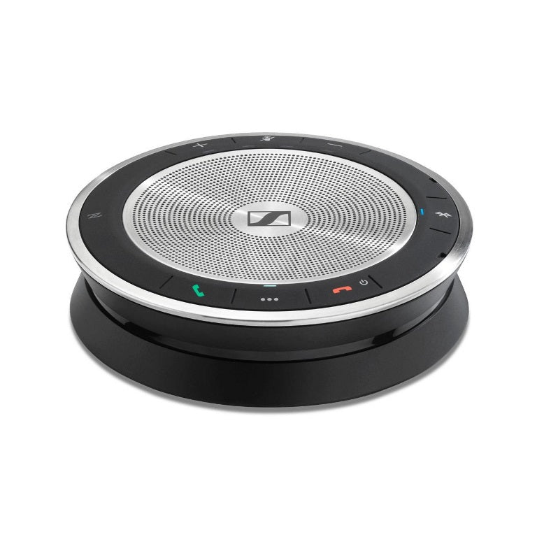 SENNHEISER l Sennheiser SP30 Wireless Speakerphone, l Conferencing upto 8 People, PC/Softphone, Bluetooth, USB-C, USB, 3.5mm Plug n Play