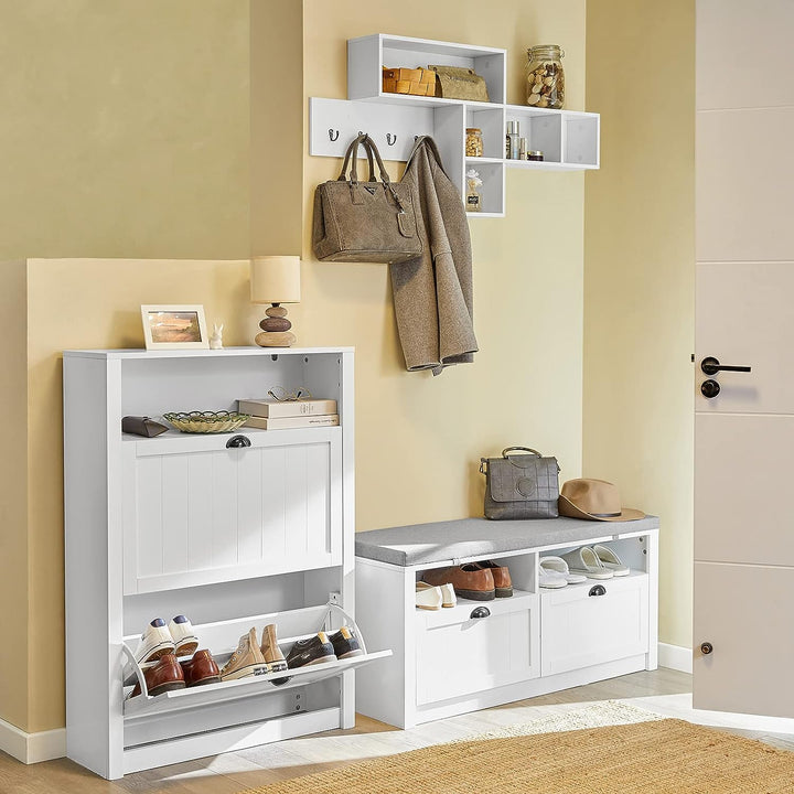 Shoe Cabinet Storage Unit with Drawers