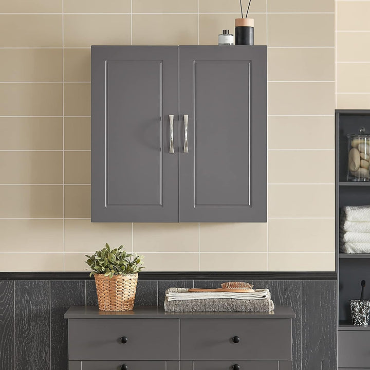 Wall Storage Cabinet Unit Double Doors