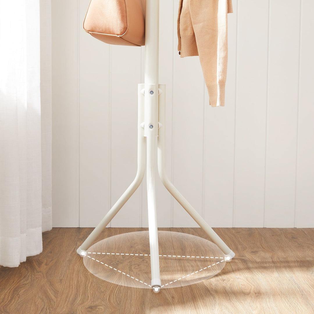 Metal Coat Rack ,White