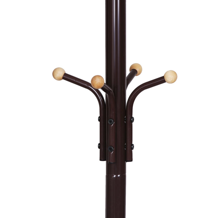 8 Hook Coat Rack Freestanding Tree