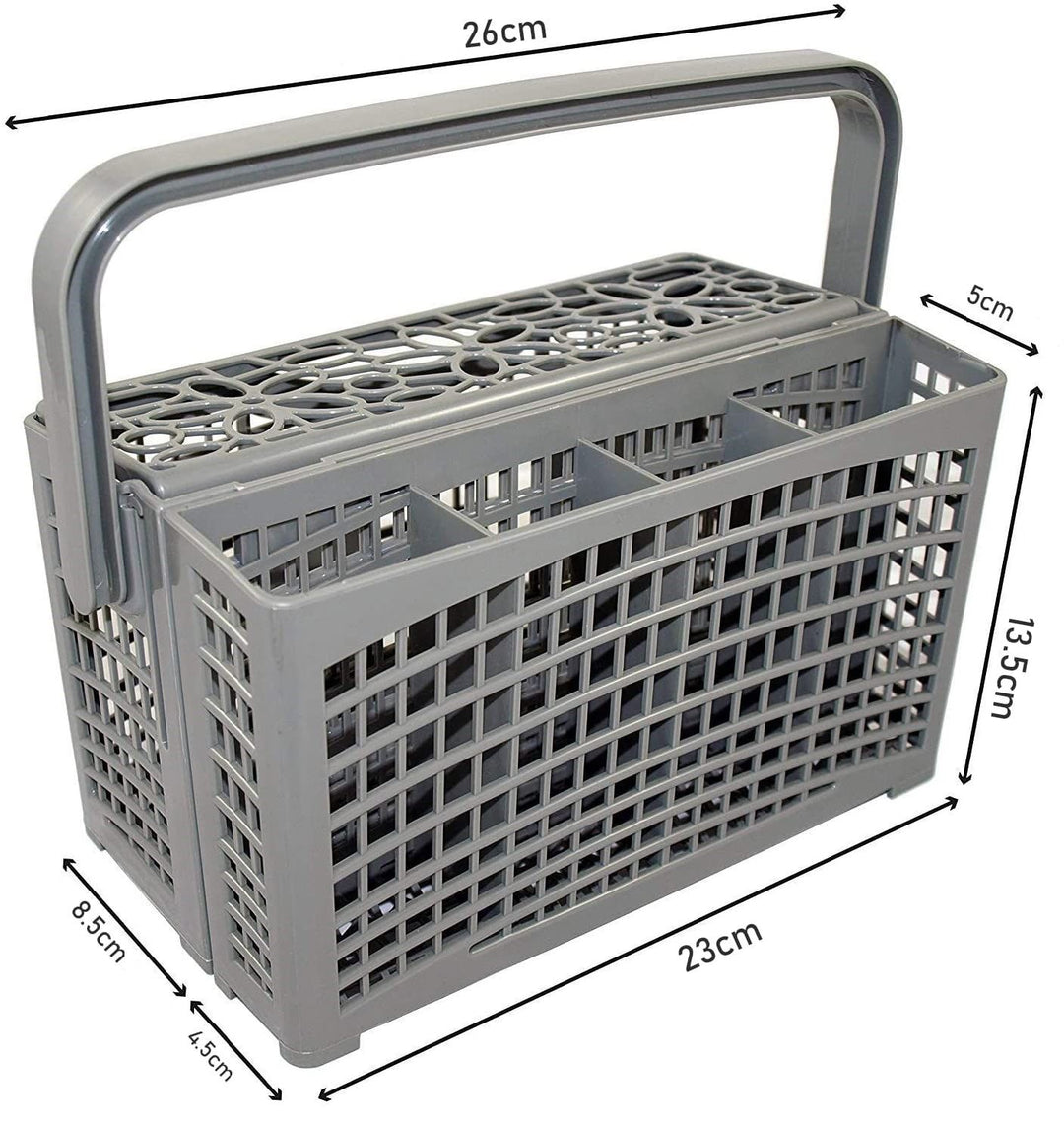 2 in 1 Universal Dishwasher Cutlery Basket (24 x 13 x 13 cm)