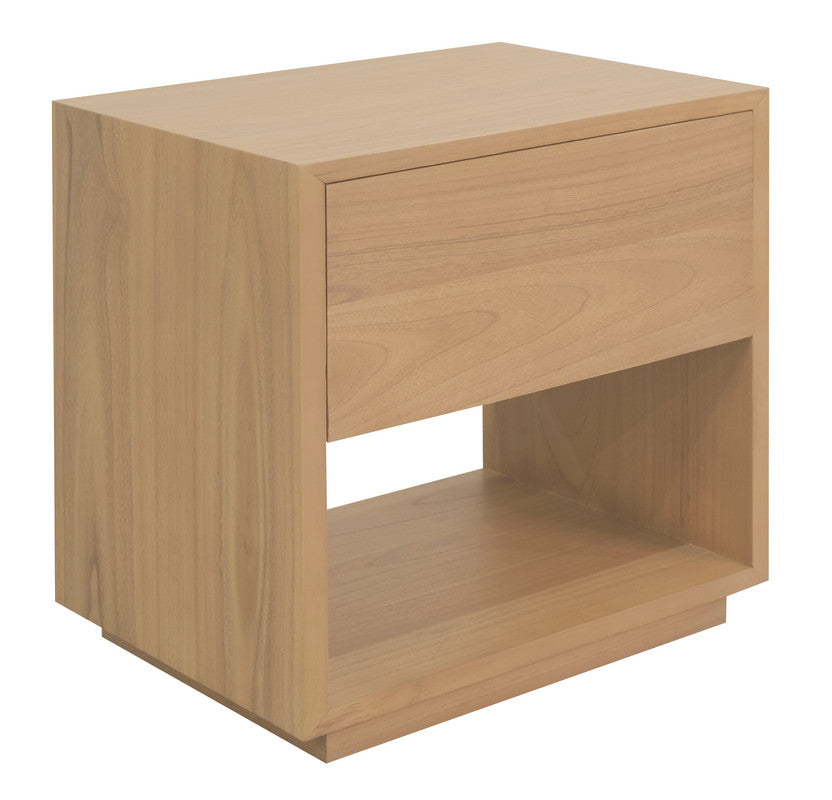 Oscar 1 Drawer Bedside Table (Natural)