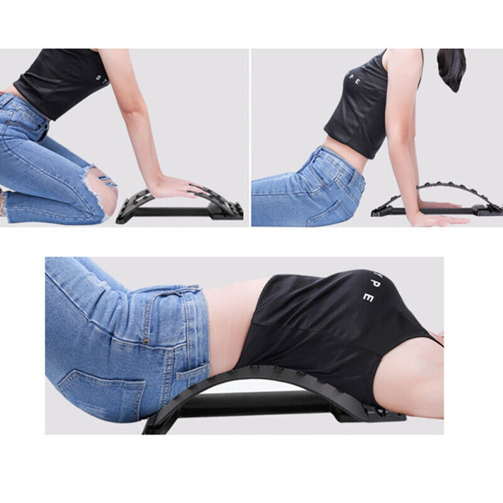 Back Stretcher Lower Lumbar Massage Support Spine Posture Corrector