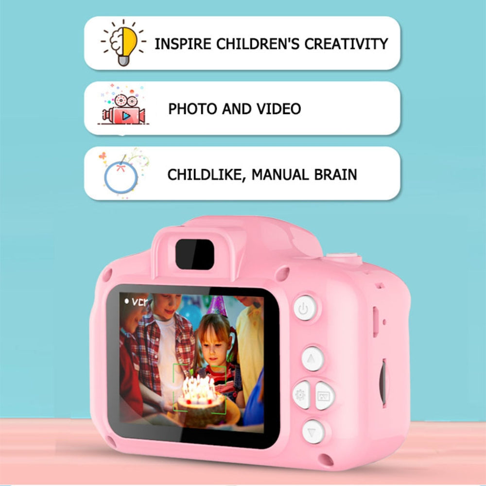 Mini Digital Children Camera Kids Camera 2.0" LCD Toy 32G Card HD