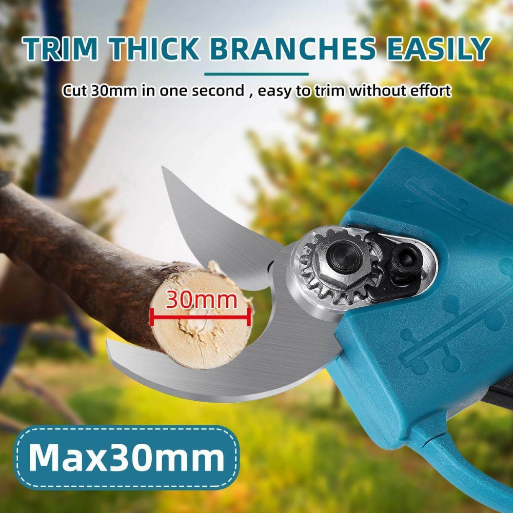 Brushless Cordless 30mm Pruning Shears Secateur