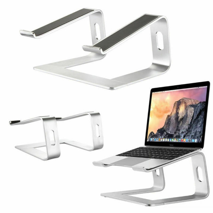 Portable Aluminium Laptop Stand Ergonomic Tray Holder Cooling Riser