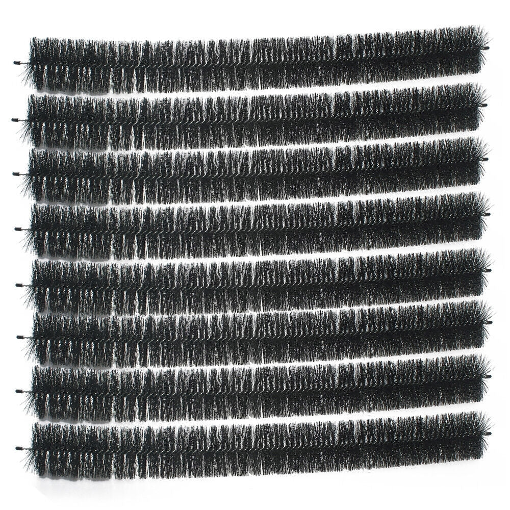 24Pcs 92x10cm Heavy Duty Gutter Brush Guard Length Leaf Twigs Filter Home Garden