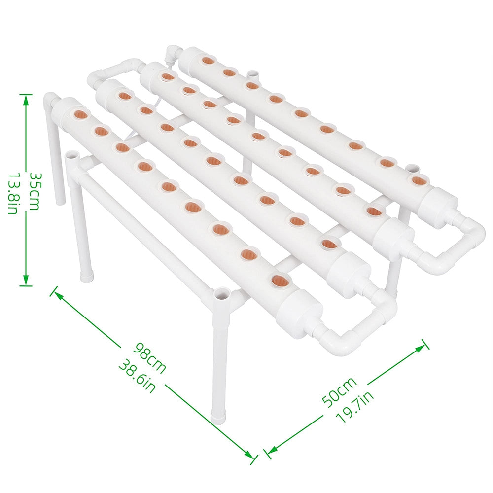 36 Sites Hydroponic Grow Tool Kits Vegetable Garden System 220V Water Pump