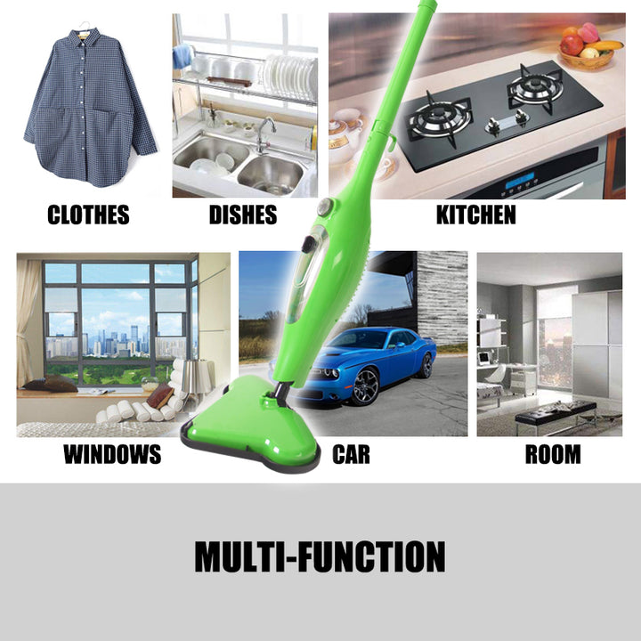 12 in 1 Multi Foldable Steam Mop Handheld Floor Steamer Carpet Cleaning Cleaner