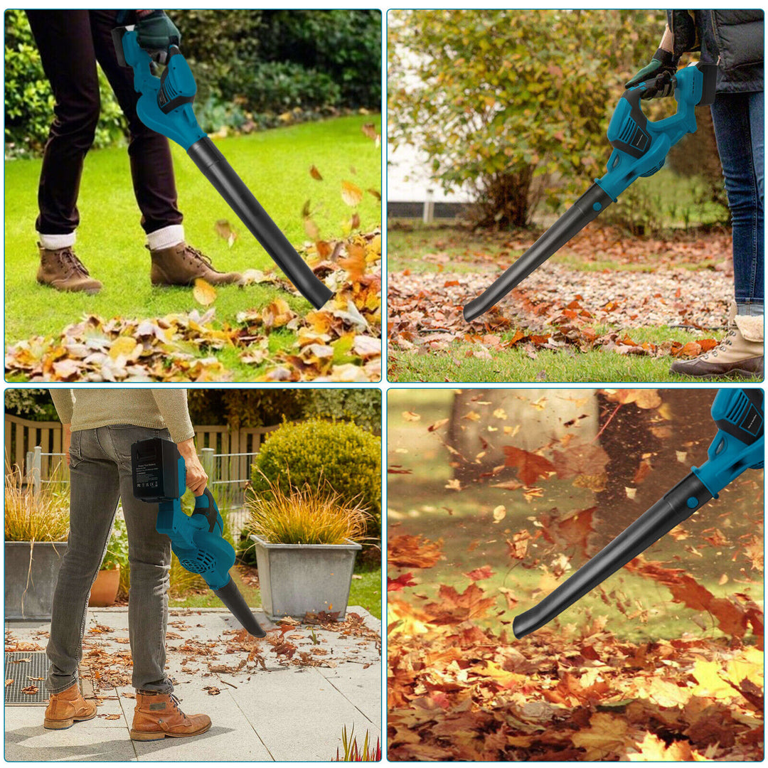 Cordless Garden Leaf Dust Blower Handheld For Makita With 2Battery & Charger 36V