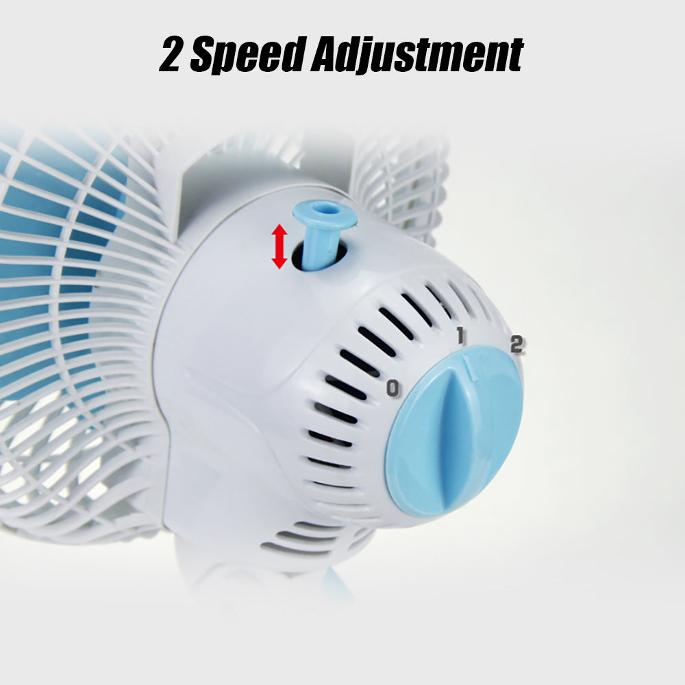 6" Oscillating Fan Clip Fan 2 Speed For Hydroponics Grow Tent Student Desk Fan