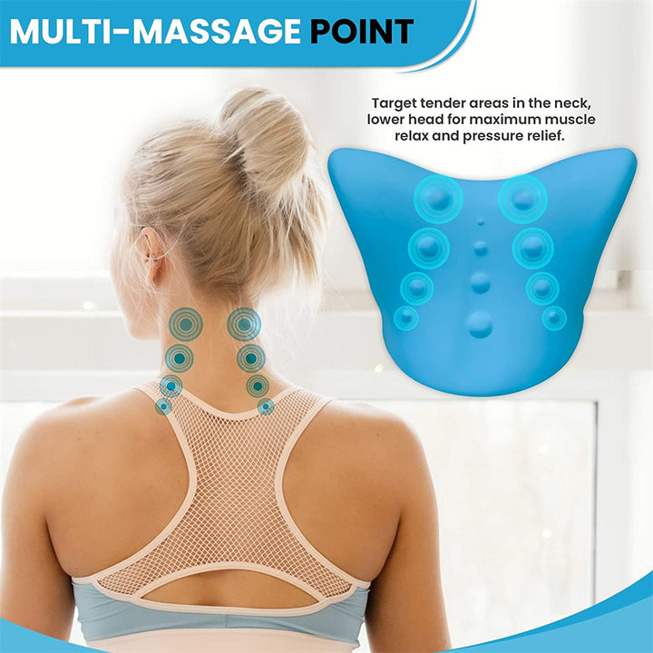 Neck Traction Pillow Neck Stretcher Original Cloud Shape Cervical Pain Relief