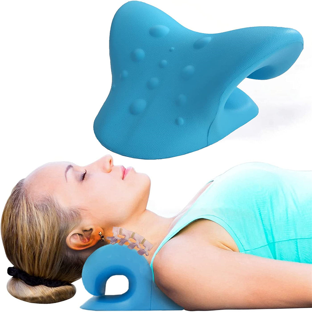 Neck Traction Pillow Neck Stretcher Original Cloud Shape Cervical Pain Relief