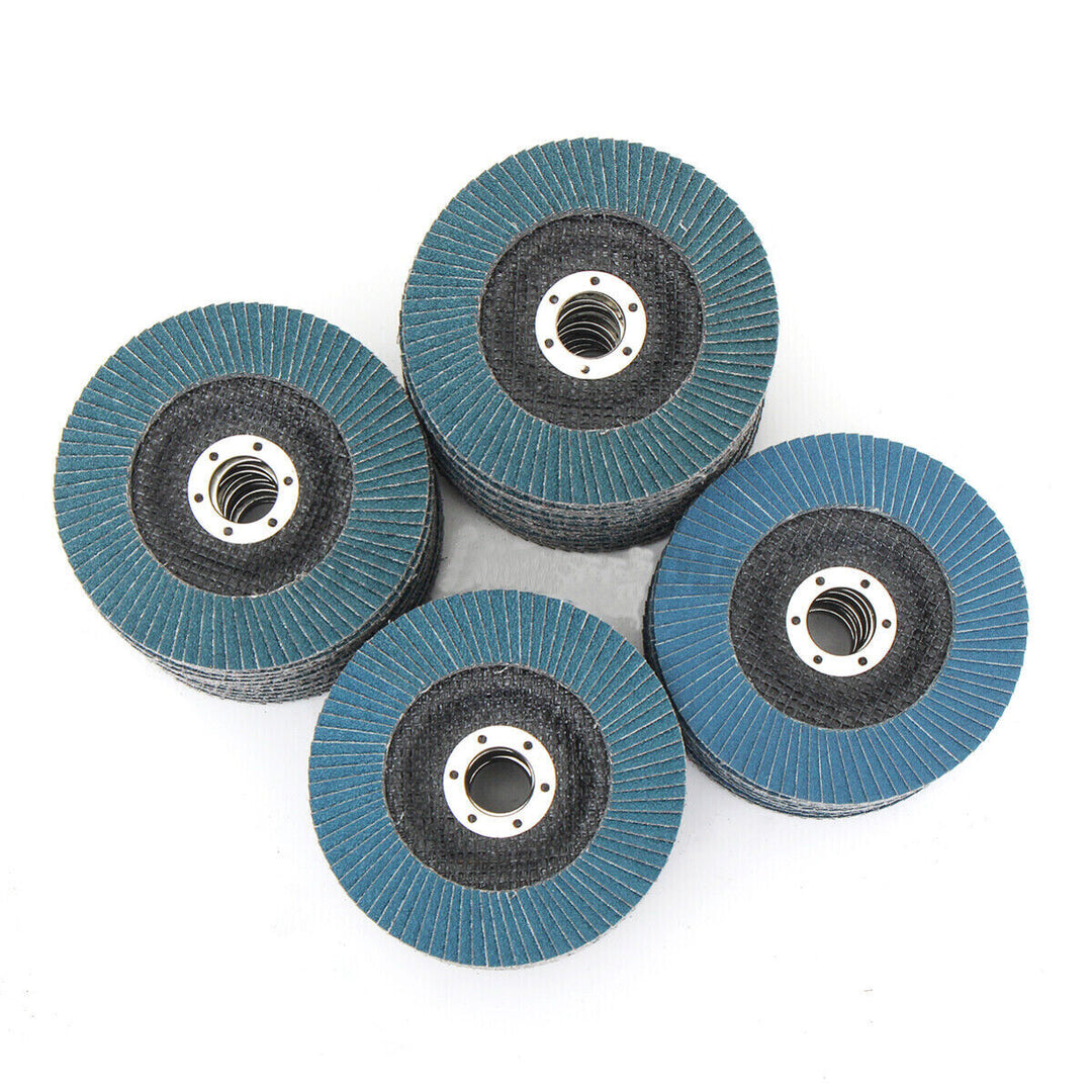 20PCS 5" 125MM Angle Grinder Flap Sanding Disc 60 Grit Grinding Wheel