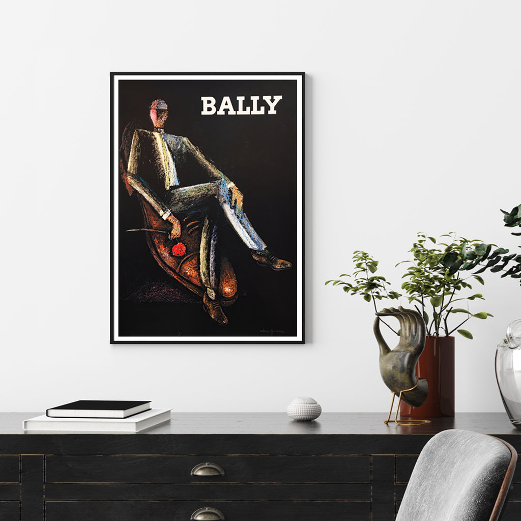 Wall Art 60cmx90cm Bally Man & Woman 2 Sets Black Frame Canvas