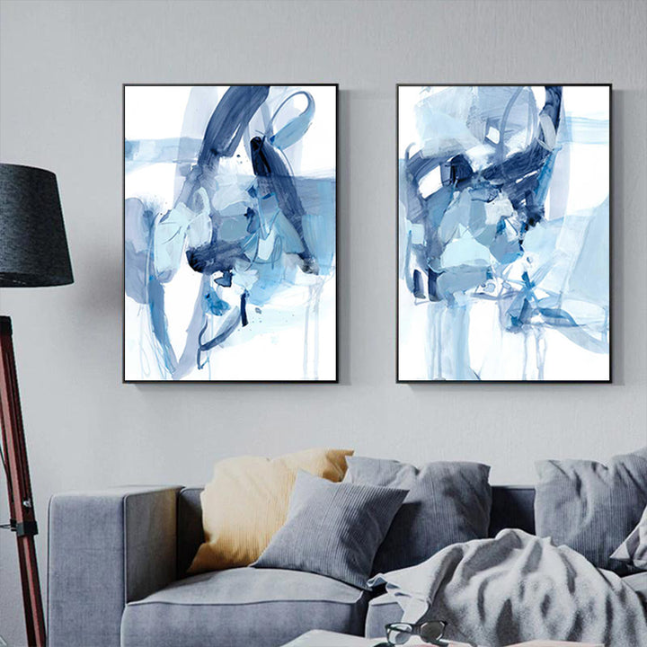 Wall Art 50cmx70cm Saturday Night 2 Sets Black Frame Canvas