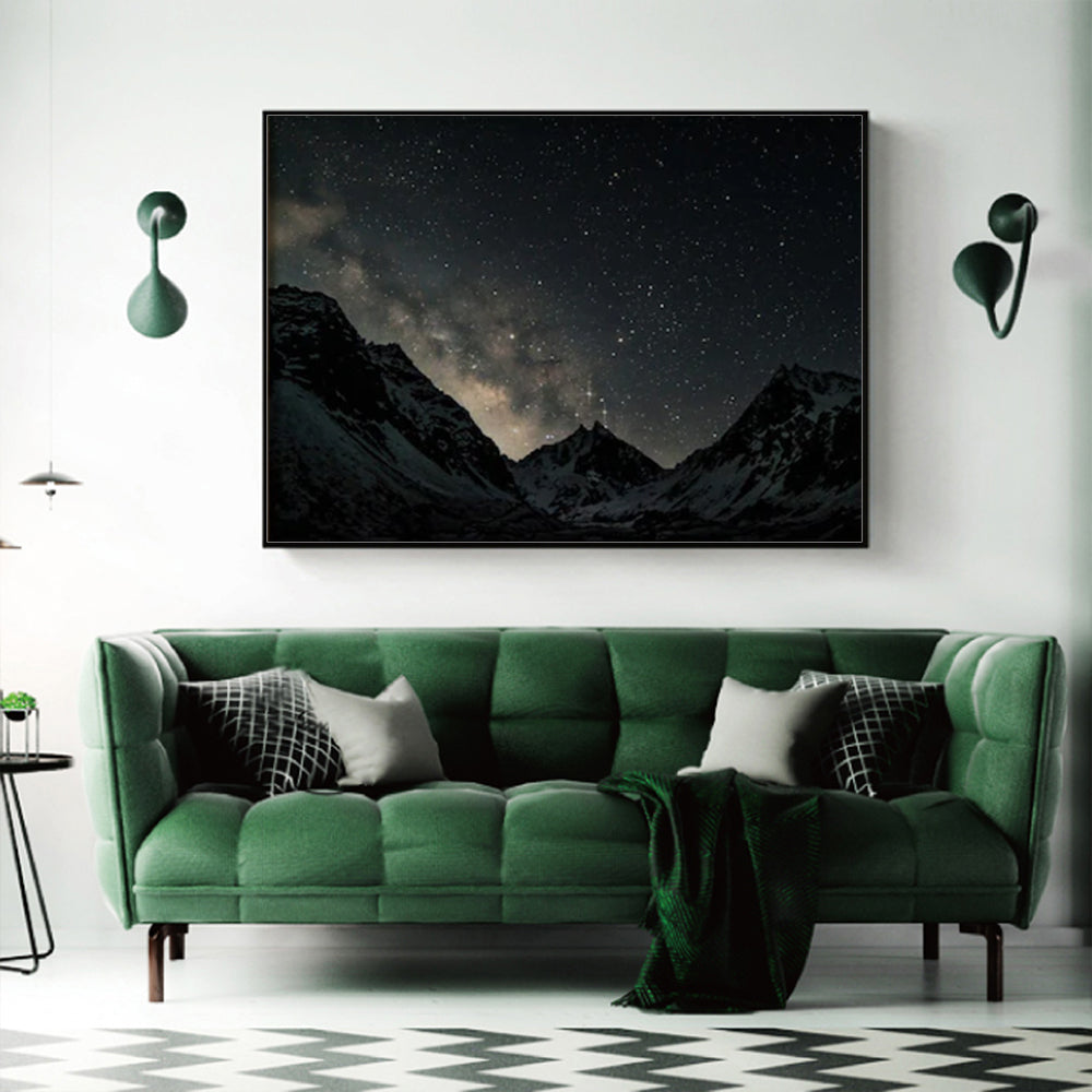 Wall Art 40cmx60cm Night Court Black Frame Canvas