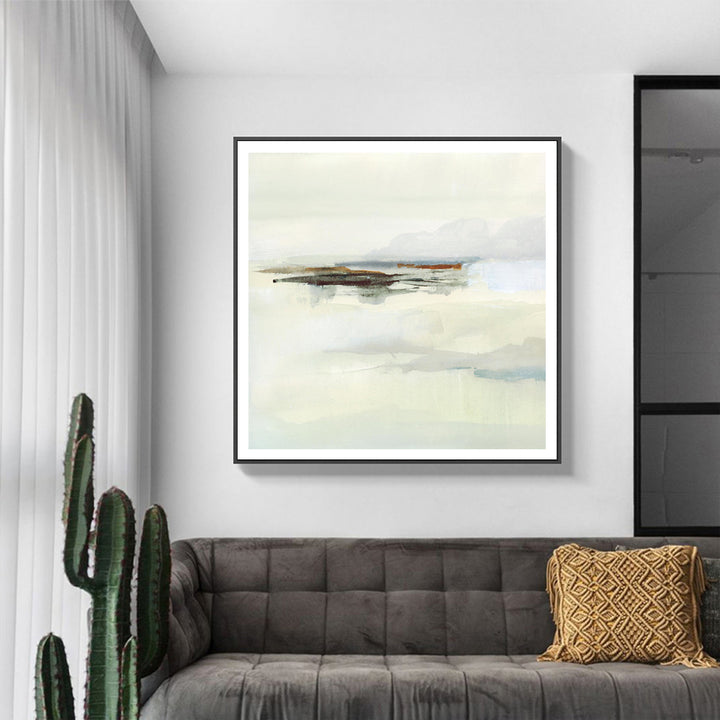 Wall Art 50cmx50cm Atmospheric Edge Black Frame Canvas