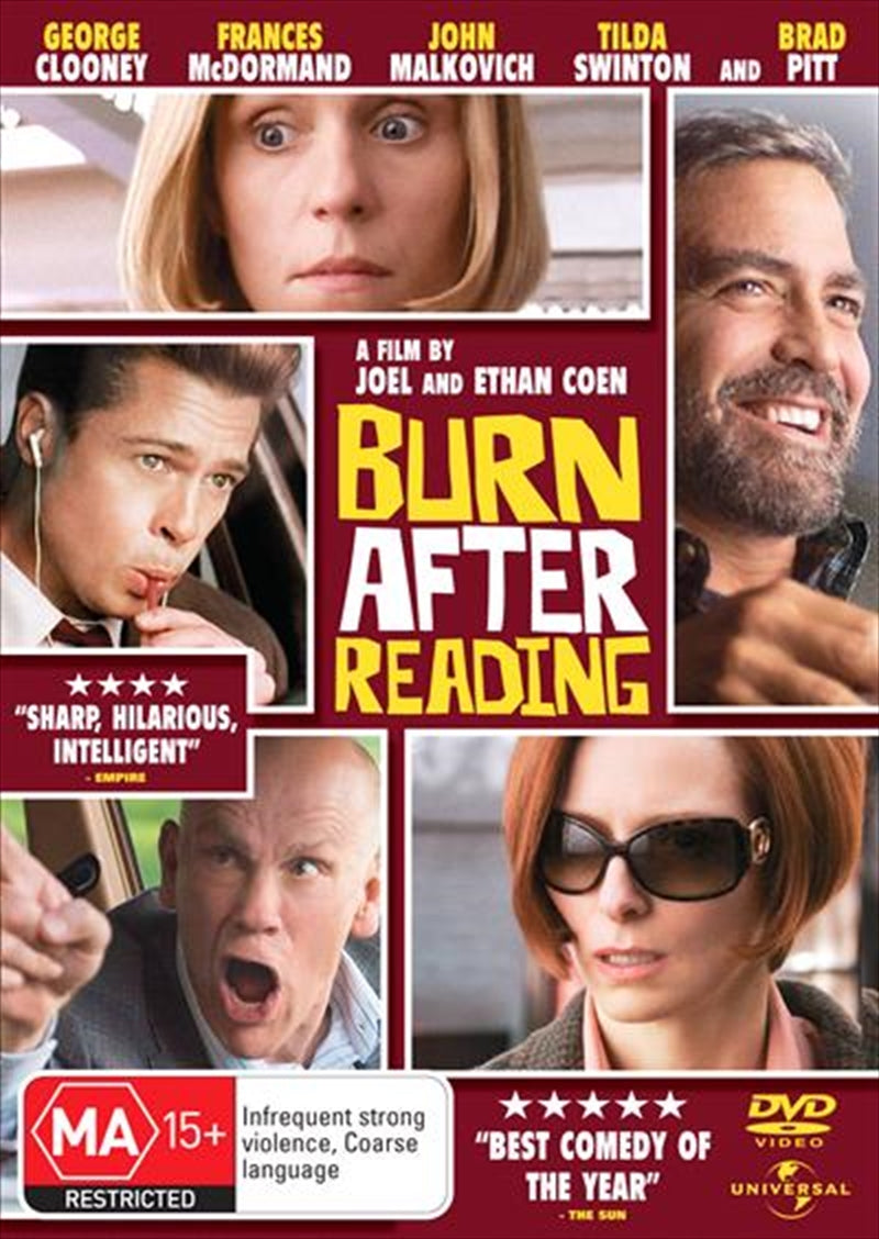 Burn After Reading DVD