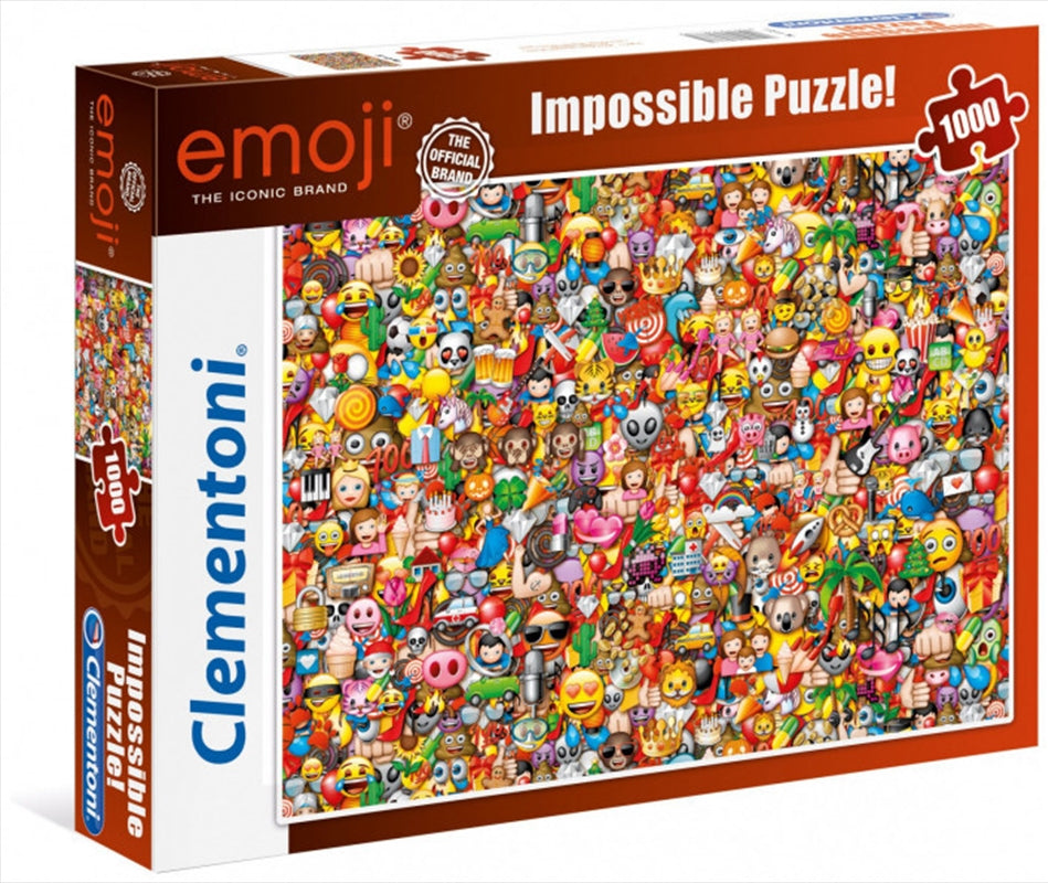 Clementoni Puzzle Emoji Impossible Puzzle 1000 Pieces