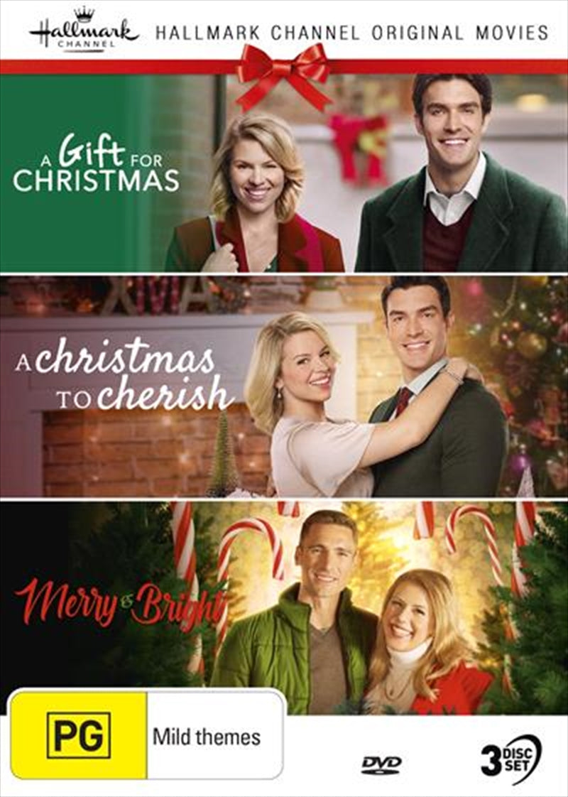 Hallmark Christmas - A Gift For Christmas /  A Christmas To Cherish / Merry and Bright - Collection DVD