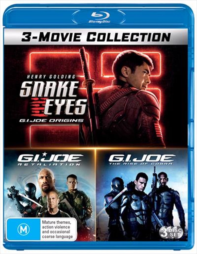 G.I.Joe / G.I.Joe - Retaliation / Snake Eyes - G.I.Joe Origins | 3 Movie Franchise Pack Blu-ray