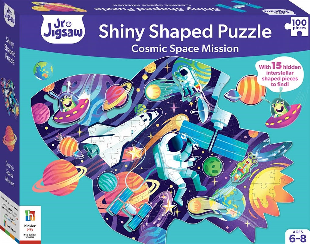 Cosmic Space Mission Shiny Shaped Puzzle