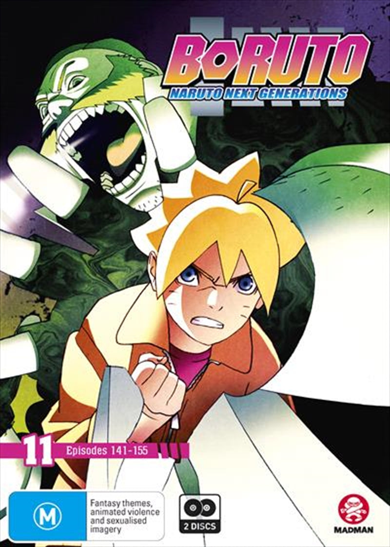 Boruto - Naruto Next Generations - Part 11 - Eps 141-155 DVD