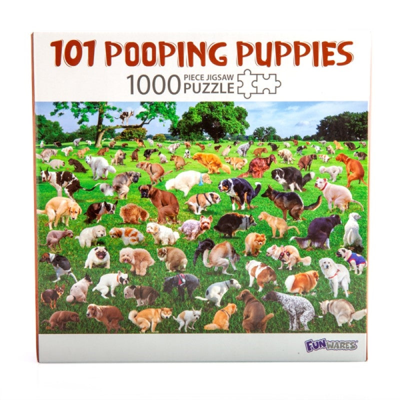 101 Pooping Puppies 1000 pc Jigsaw Puzzle