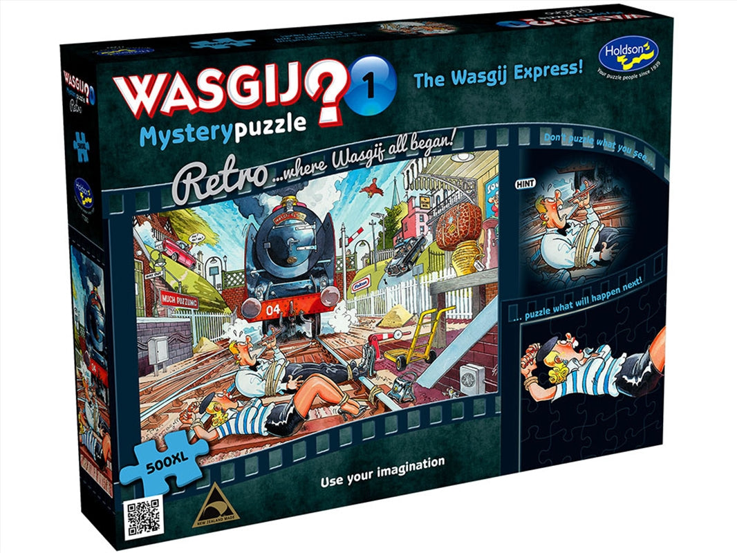 Wasgij 500 Piece Puzzle - Mystery Retro Masgik Express