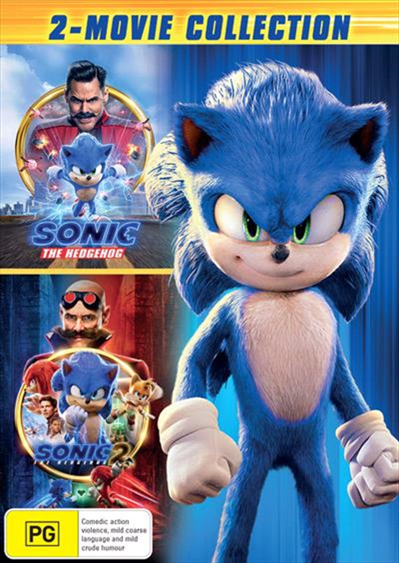 Sonic The Hedgehog / Sonic The Hedgehog 2 | 2 Movie Franchise Pack DVD