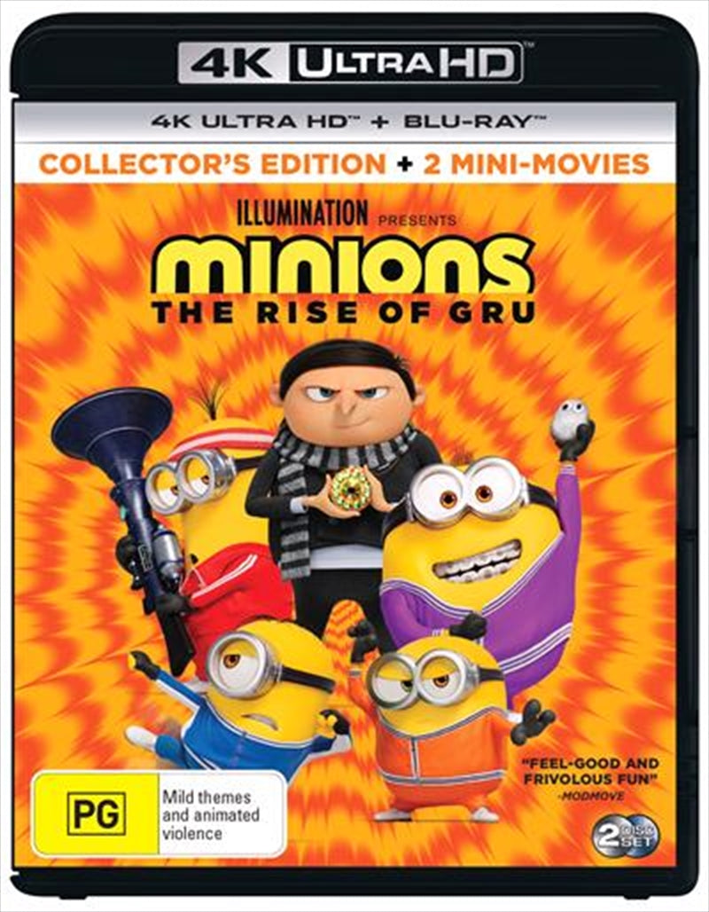 Minions - The Rise Of Gru | Blu-ray + UHD - Collector's Edition - + 2 Mini-Movies UHD