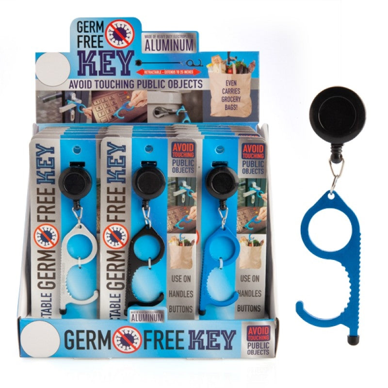 Retractable Germ Free Key (SENT AT RANDOM)