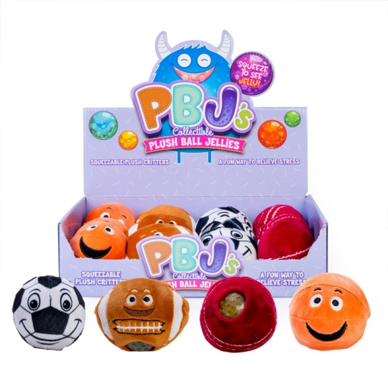 Sports Plush Ball Jellies  (SENT AT RANDOM)