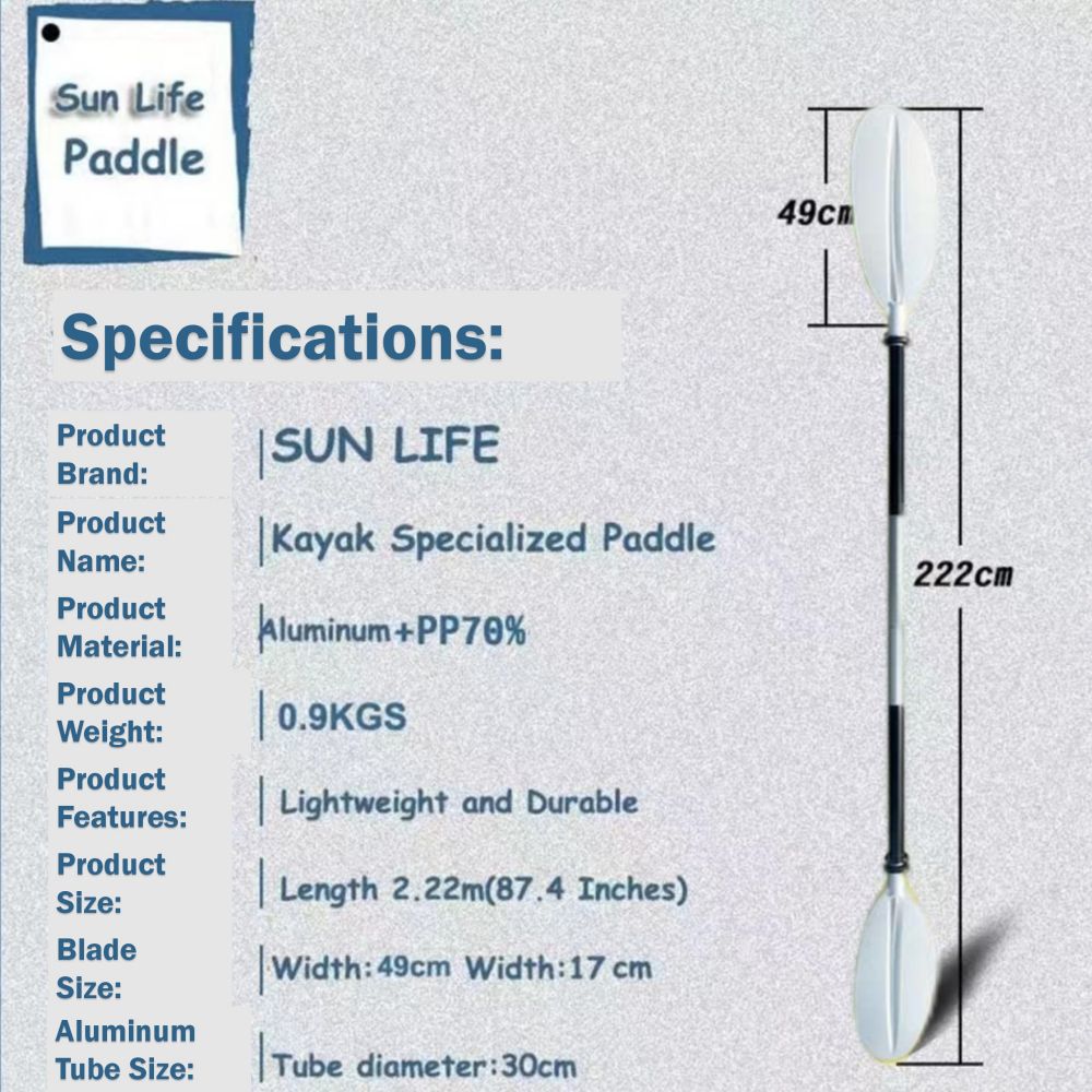 Adjustable Paddles For Kayak SUP Board Watersport