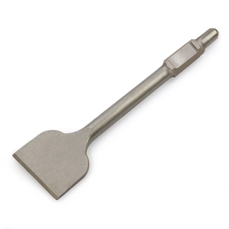 Baumr-AG 100mm Extra Wide Flat Tile Lifter Jackhammer Chisel Bit, 30mm x 410mm