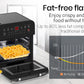 EUROCHEF 16L Air Fryer Electric Digital Airfryer Rotisserie Dry Large Big Cooker